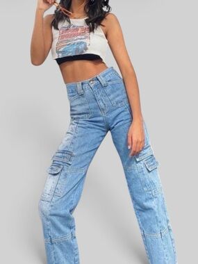 Lioness The Stacy Cargo Jeans Medium